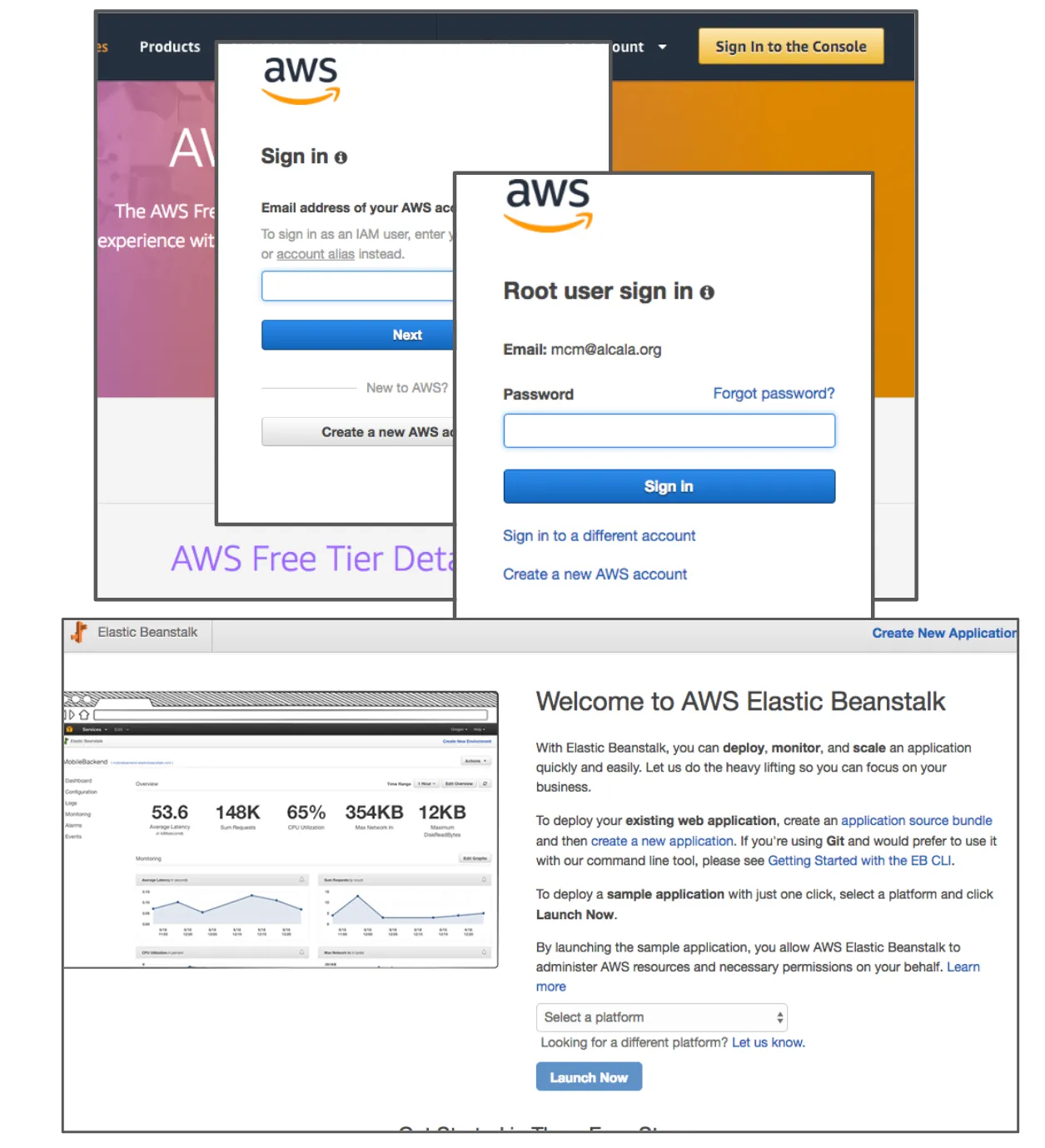 AWS login