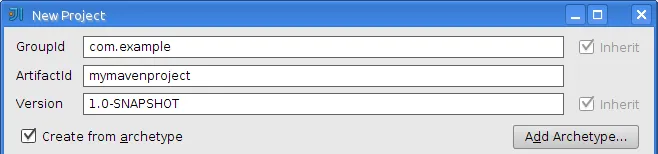 idea maven newproject 2