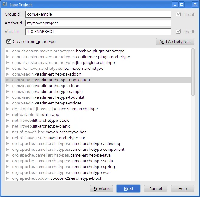 idea maven newproject 4