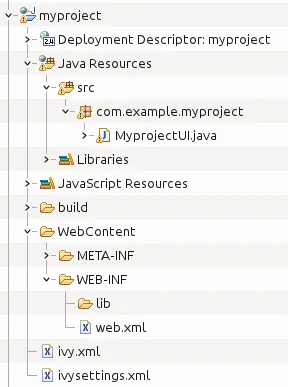 myproject ivy created