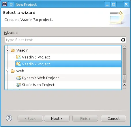 myproject ivy new vaadin