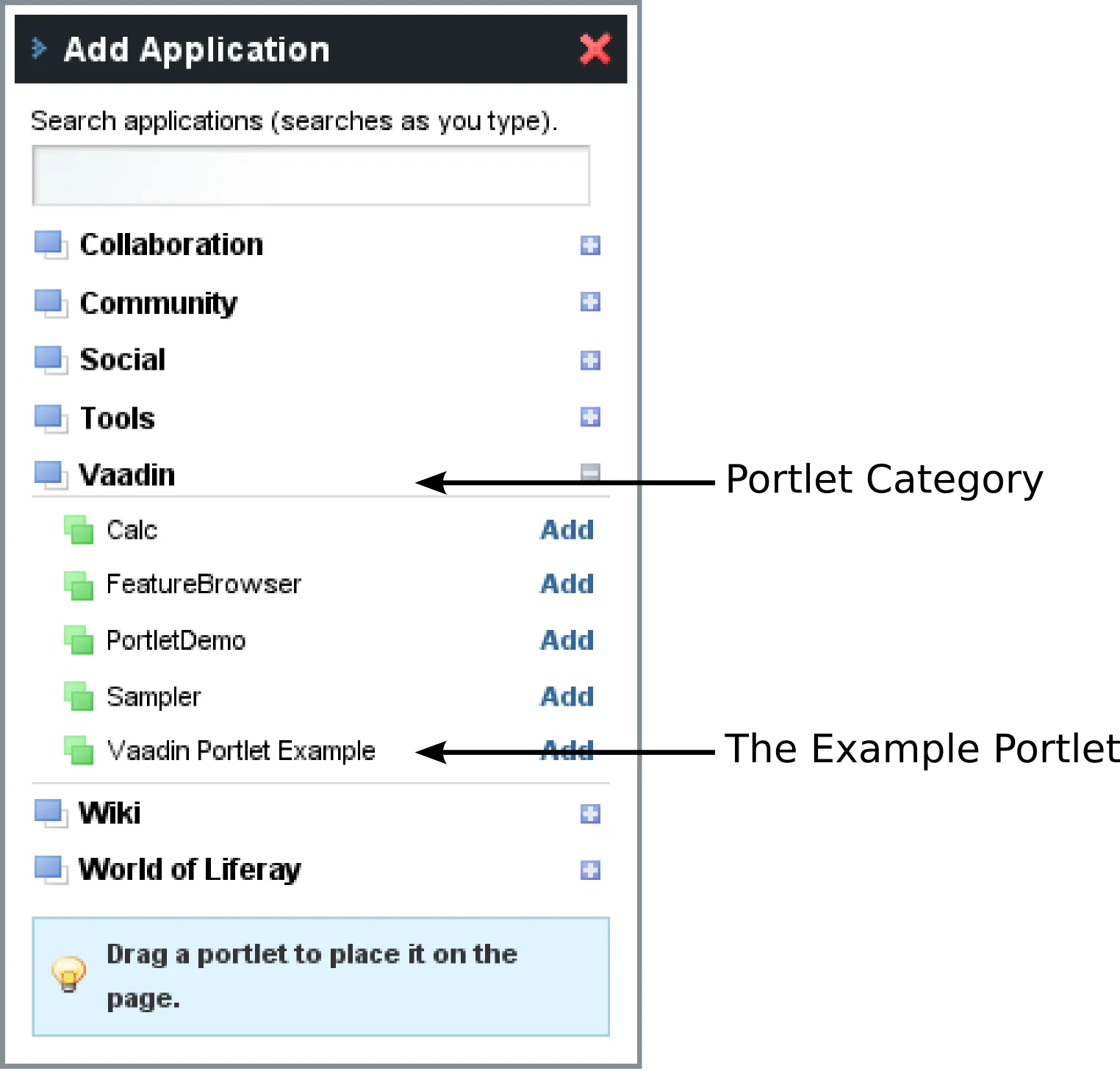 liferay display hi