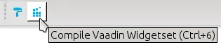 widgetset compiling toolbar