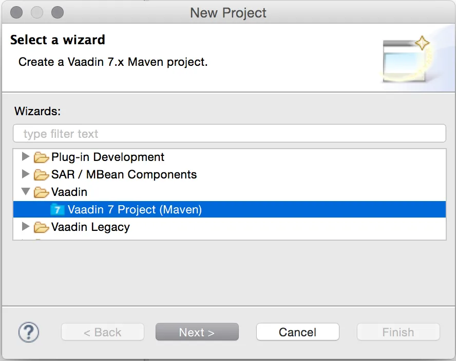 myproject new vaadin