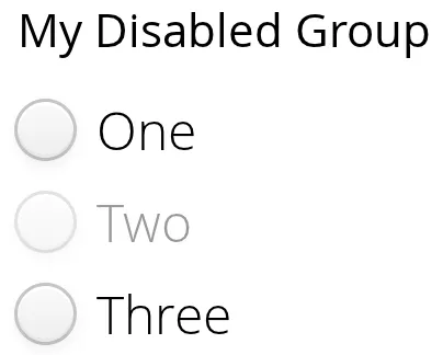 optiongroup disabling